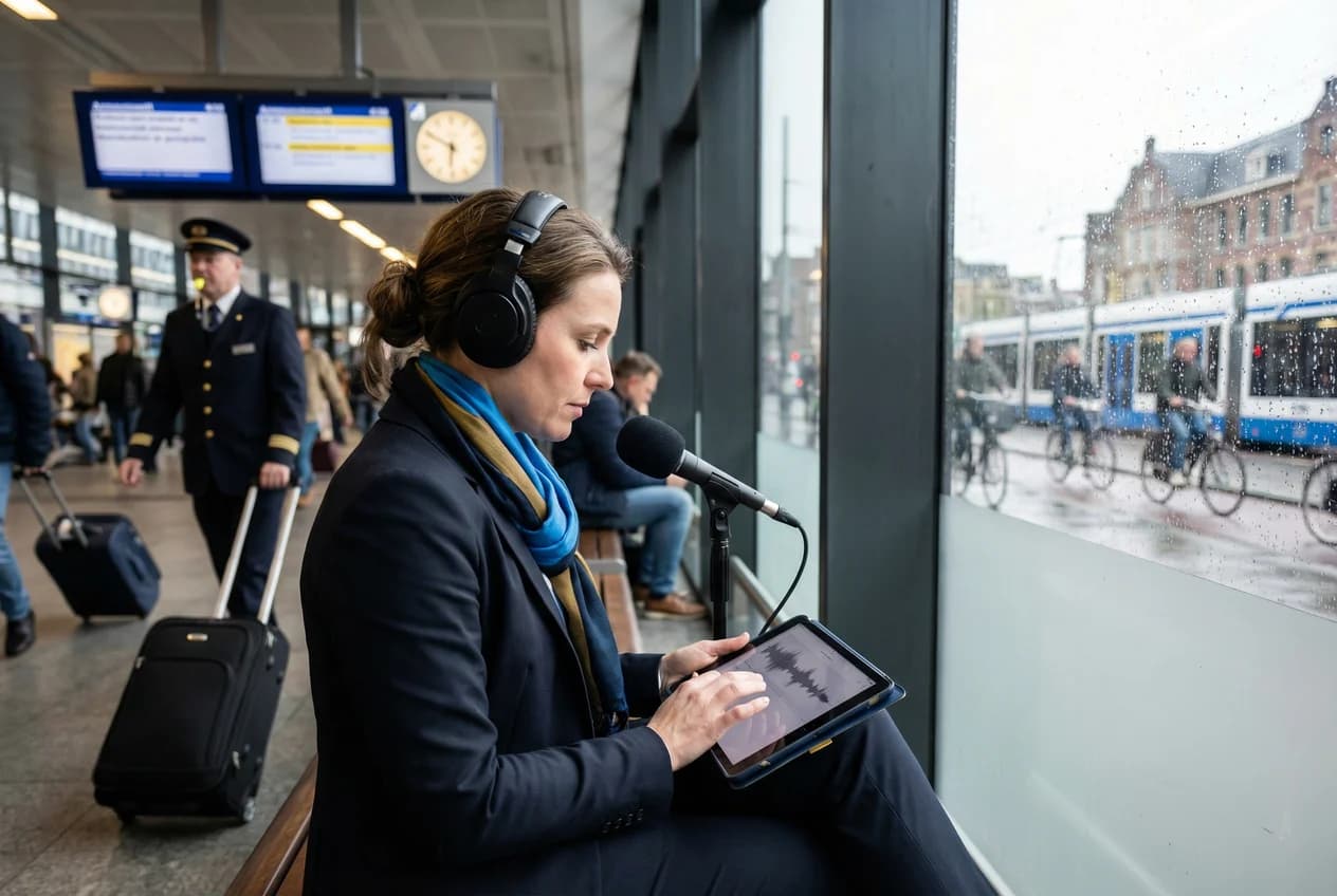 Strategieën voor zuivere audio en transcriptie bij achtergrondlawaai