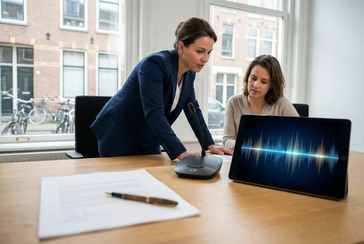 Van papieren formaliteit naar juridische zekerheid met digitale transcriptie in zorg en recht