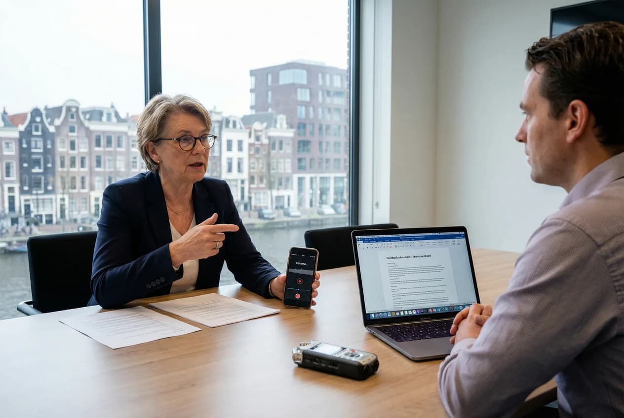 Continuïteit waarborgen met slimme opnames en transcripties