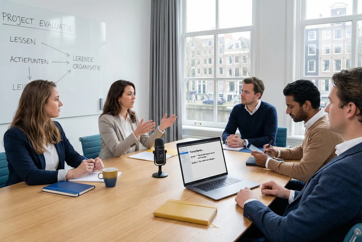 Hoe transcriptie helpt om projectevaluaties om te zetten in blijvende verbetering