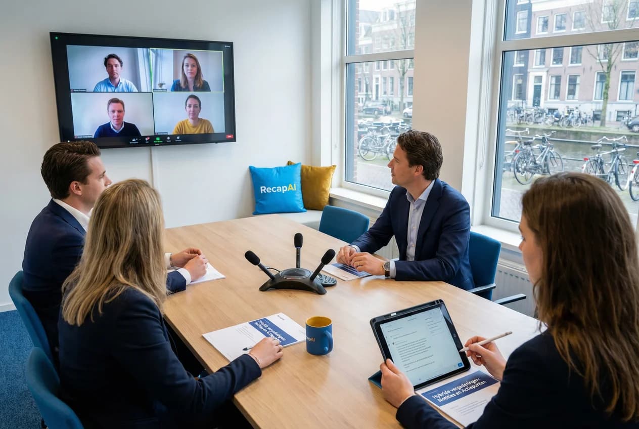 Strategieën voor audiobeheer en verslaglegging in een gemengde omgeving